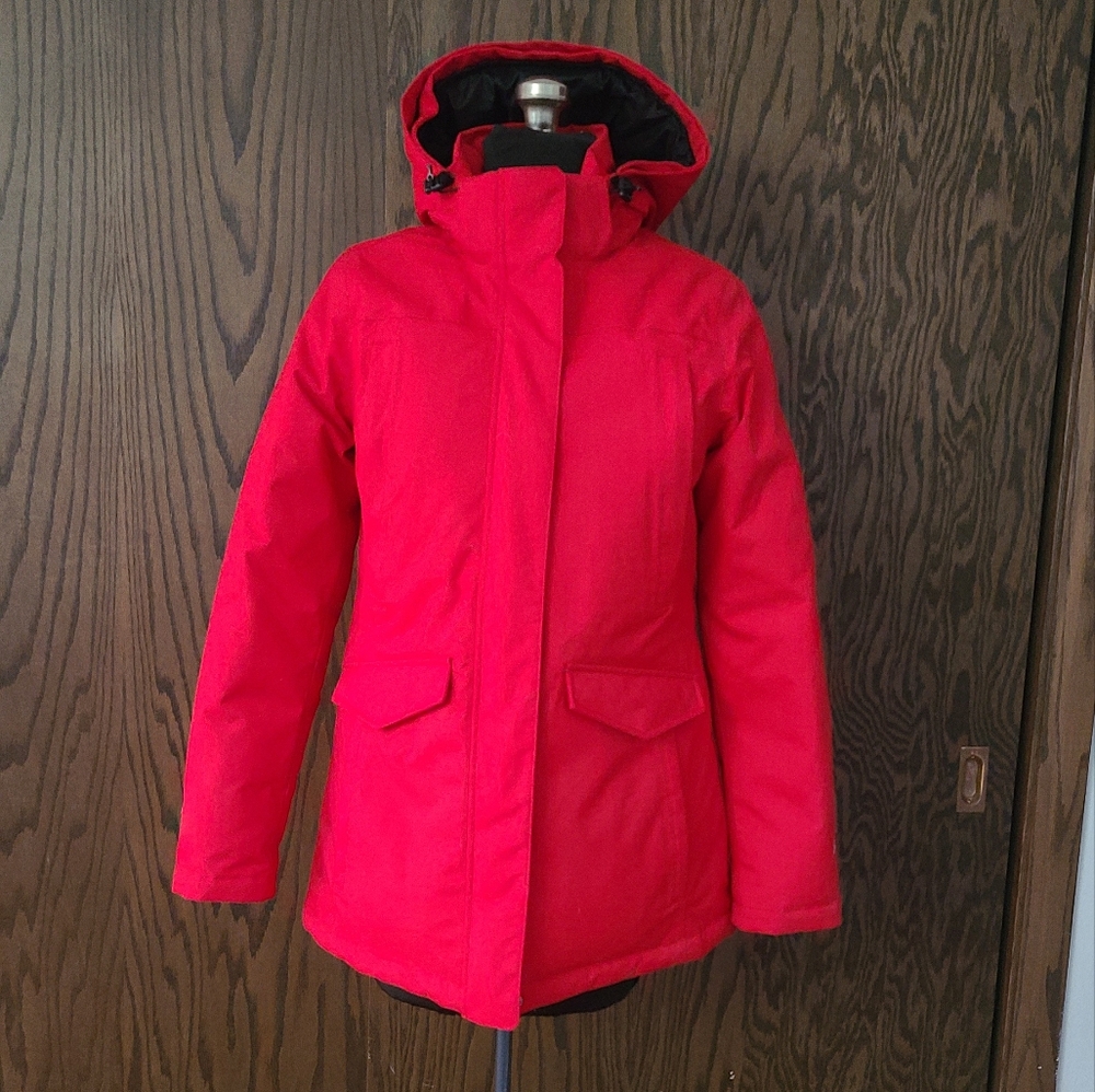 Eddie Bauer Down Parka Red Size Medium